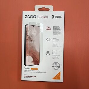 Zagg Invisible Shield Fusion D3O Screen Protector For Samsung Galaxy S22‎ New